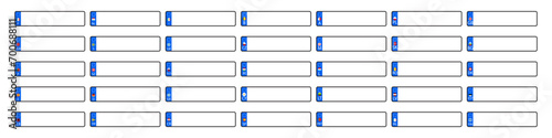Car license plates. License plate vector icon. Vehicle registration numbers. European car number plates eps10
