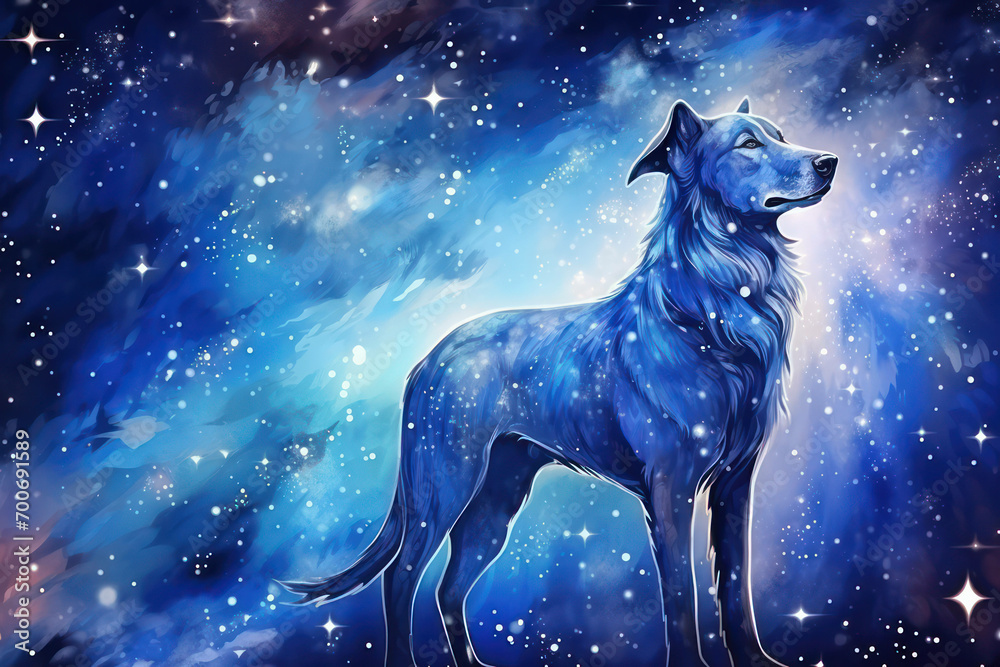 Background illustration wild animal nature wolf