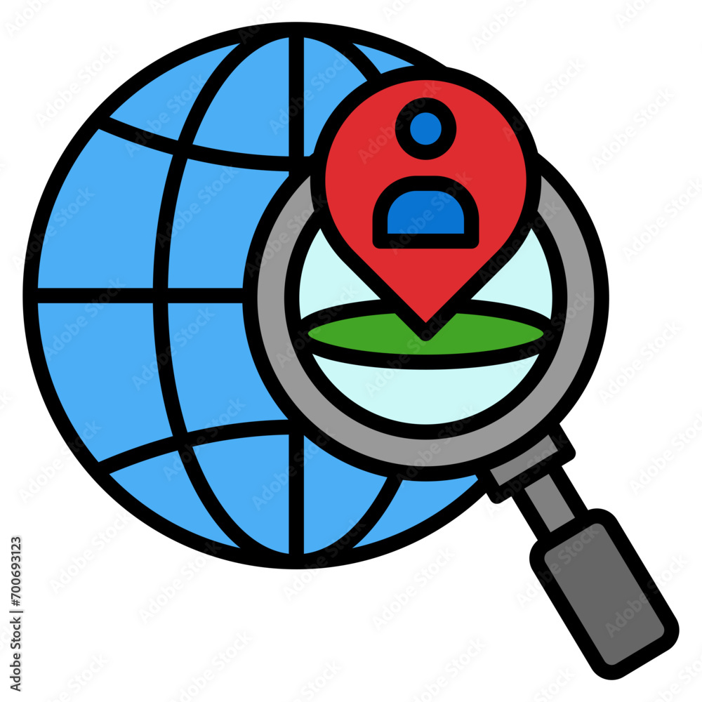 Survey Globe Icon Survey Globe Icon