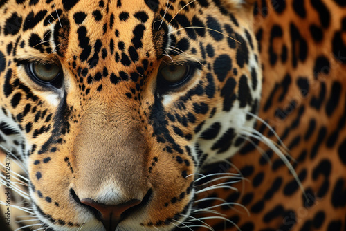 close up of a leopard skin © paul