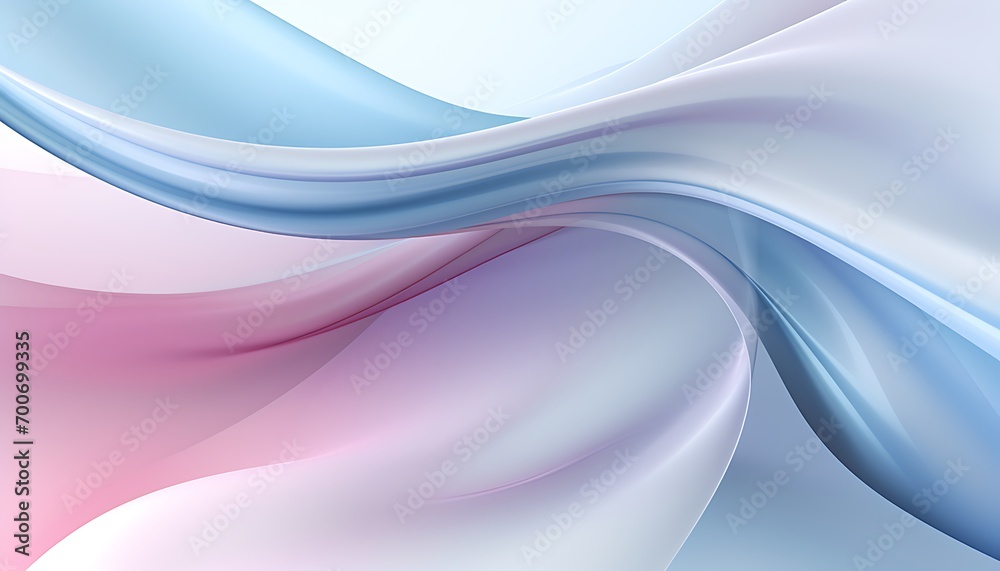 Fototapeta premium abstract background with smooth lines in blue, pink and white colors