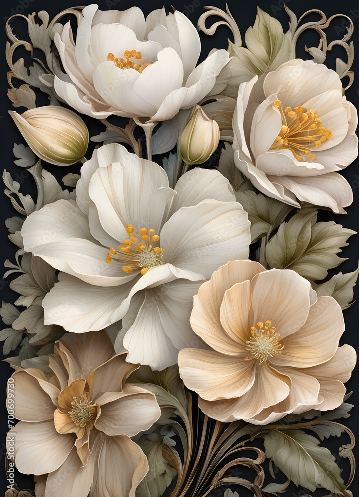 Obraz premium white frangipani flower
