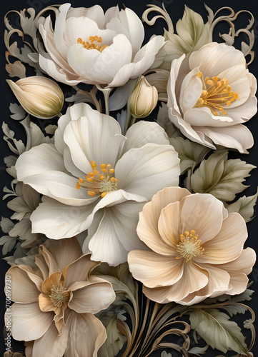 white frangipani flower © Boohee