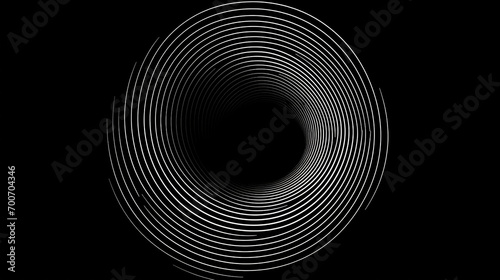 Mesmerizing Circular Lines in Abstract Vector Illustration     Modern Geometric Pattern with Creative Symmetry and Minimalistic Design