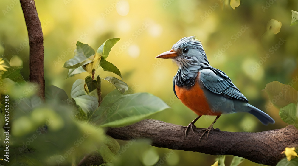 Bird tree and nature background Bird tree and nature background