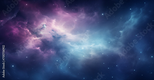 The Orion nebula, stars in orbit. Massive constellation of stars. Digitally enhanced. Elements of background photo