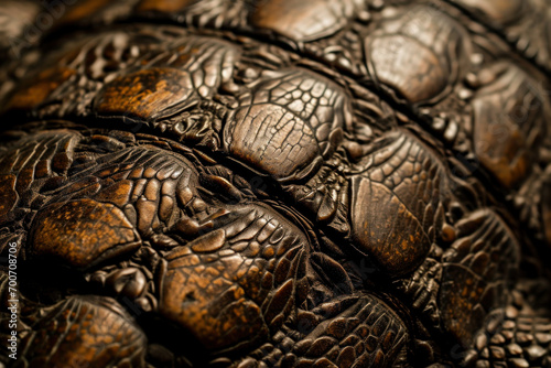 Macro reptile scale armor texture © paul