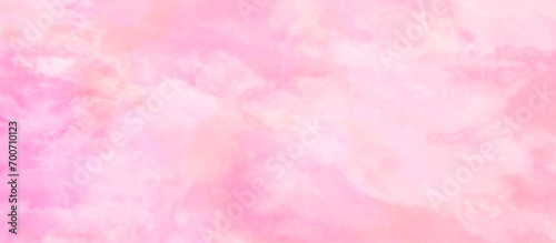 pink watercolor background hand-drawn with cloudy strokes of brushes, abstract fringe and bleed paint drips and drops pink watercolor background texture, 