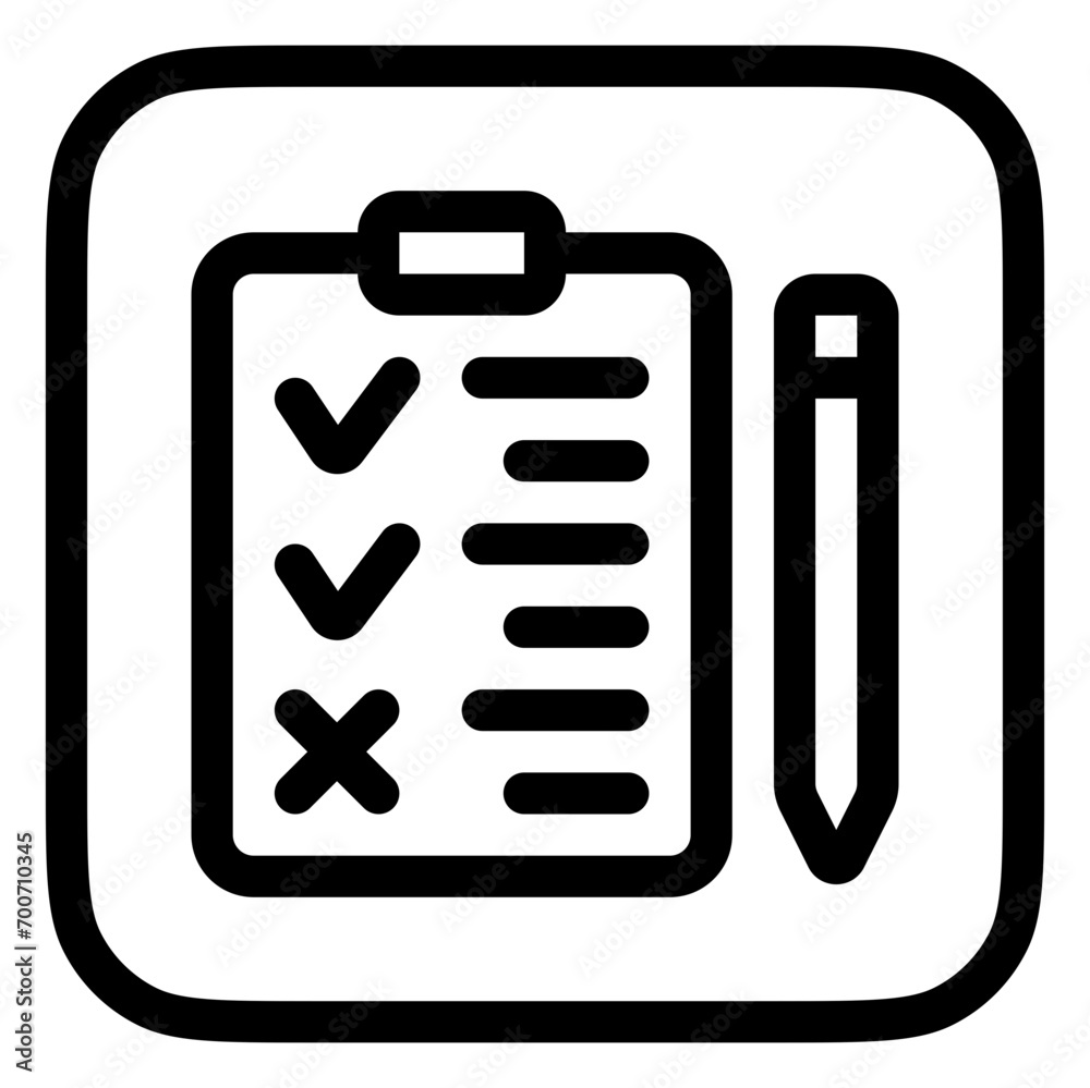 Editable task, checklist vector icon. Part of a big icon set family. Perfect for web and app interfaces, presentations, infographics, etc Editable task, checklist vector icon. Part of a big icon set family. Perfect for web and app interfaces, presentations, infographics, etc