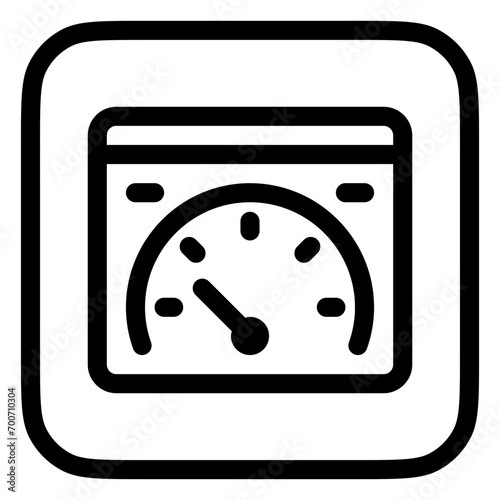 Editable speed test, website, performance, vector icon. Part of a big icon set family. Perfect for web and app interfaces, presentations, infographics, etc