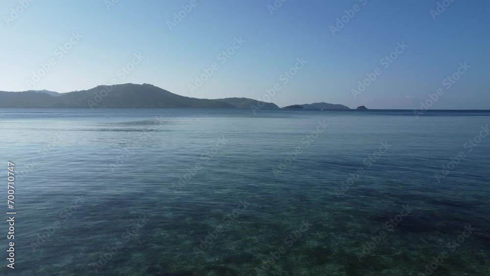 Drone Shots in Tropical Beach - El Nido, Palawan, Philippines Drone Shots in Tropical Beach - El Nido, Palawan, Philippines