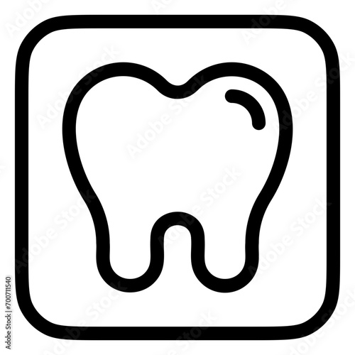 Editable molar, premolar, tooth vector icon. Dentistry, healthcare, medical. Part of a big icon set family. Perfect for web and app interfaces, presentations, infographics, etc