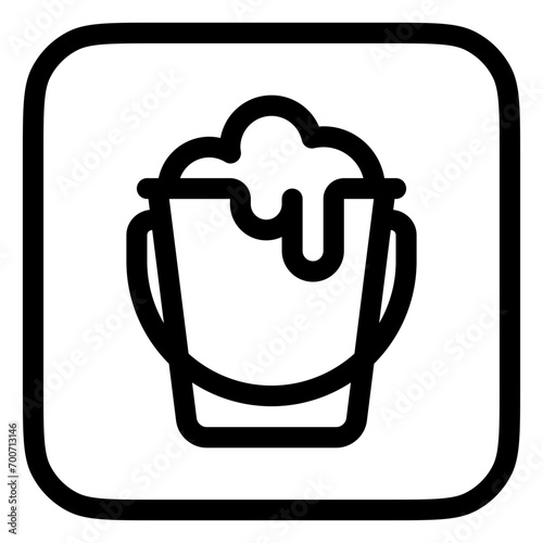 Editable water bucket vector icon. Part of a big icon set family. Perfect for web and app interfaces, presentations, infographics, etc