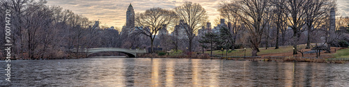 Central Park, New York City at the lake