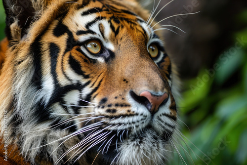 close up of a tiger