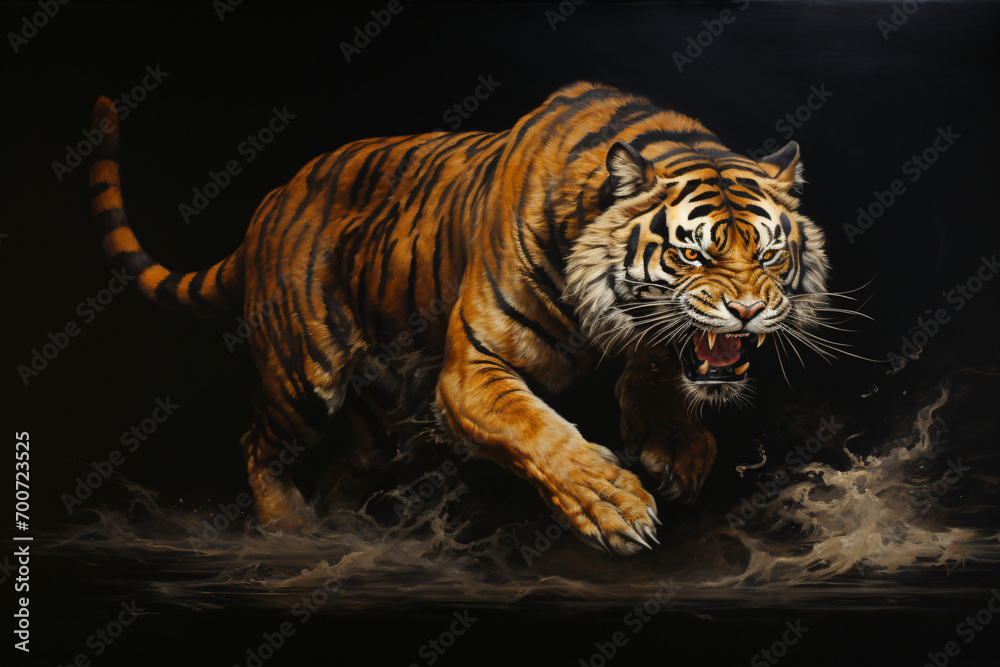 Fototapeta premium Dangerous Tiger