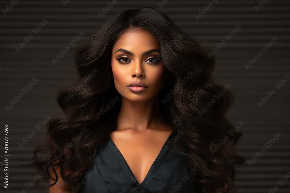 Bold and Elegant: Long Black Wig Fashion