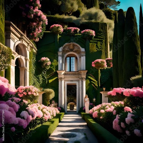 Fototapeta Naklejka Na Ścianę i Meble -  house in the garden