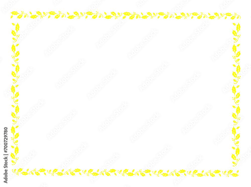 Vector frame with leaves, vector floral leaves for text and picture Vector frame with leaves, vector floral leaves for text and picture