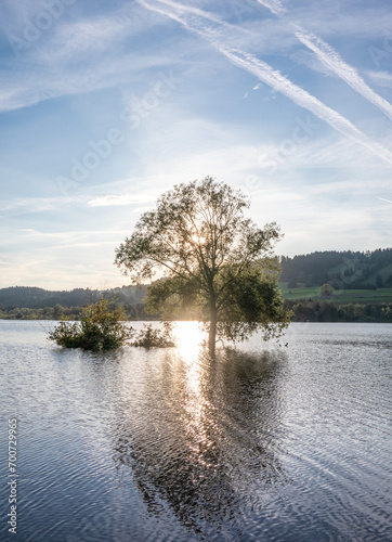 Lake Gruentensee in Bavaria, Germany photo