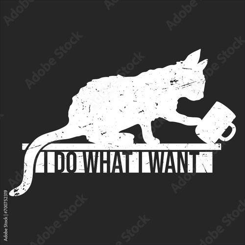 I Do What I Want Funny Cool Sunglasses Cat Pet Quote