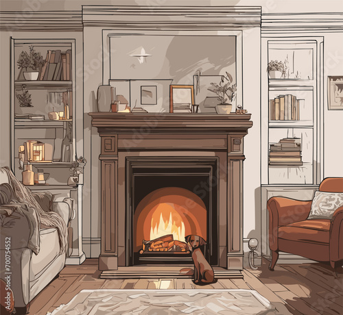 fireplace