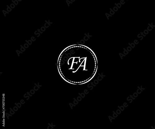 FA Letter Logo Design