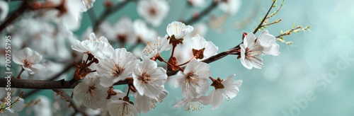 Obraz na płótnie cherry blossoms are on the branch