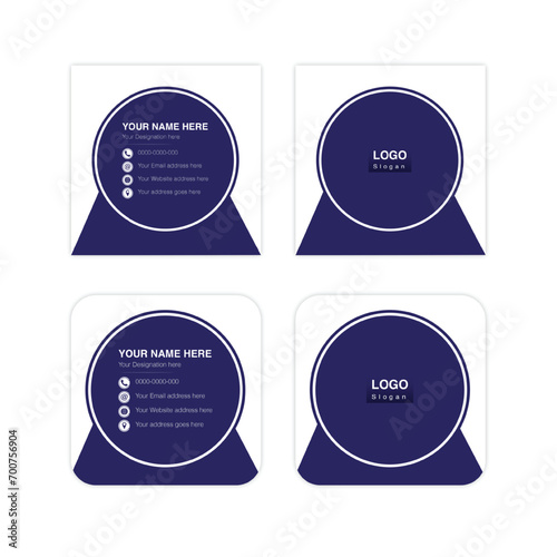 square Business card size design mockup review debit card size in cm  blue and white