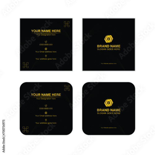 square Business card size design mockup review debit card size in cm  black