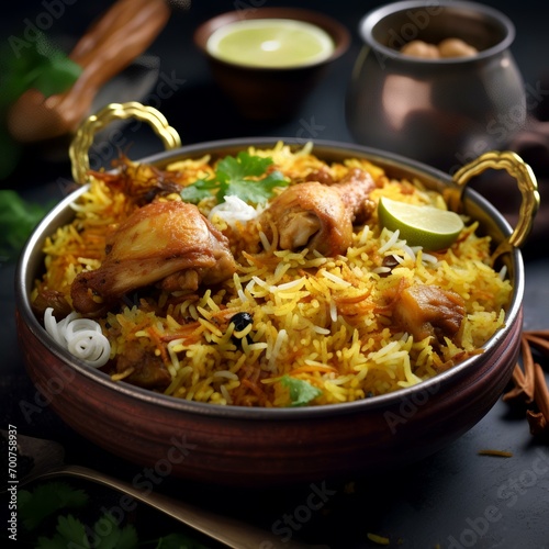 Chicken Biryani Spicy Indian Malabar Biryani Sensation