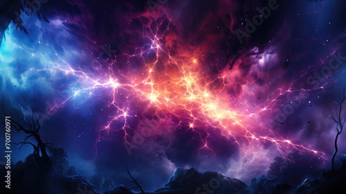 lightning in the nebula