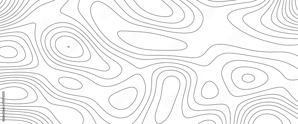 Topographic map background. Panorama view gradient multicolor wave curve lines banner background design. Line topography map design.