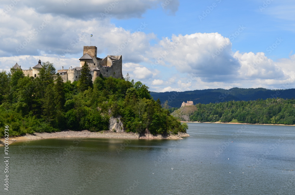 Zamek Dunajec w Niedzicy, lipiec, Polska