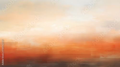 abstract textures capturing the essence of a sunset horizon, blending warm hues with soft blurs for a serene effect, Abstract Texture - Generative AI 
