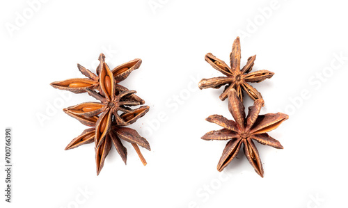 Star Anise Isolated, Illicium Spice, Badiane, Dry Anise