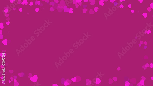 Passionate Pink Heart Background for Romantic Celebration