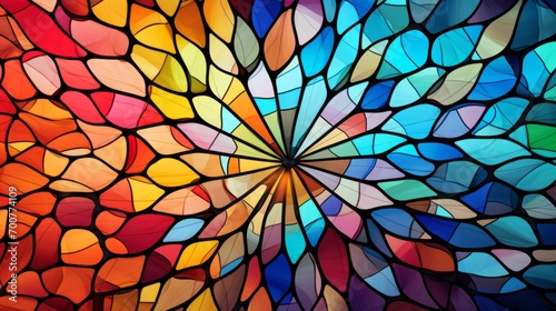Colorful glass window texture