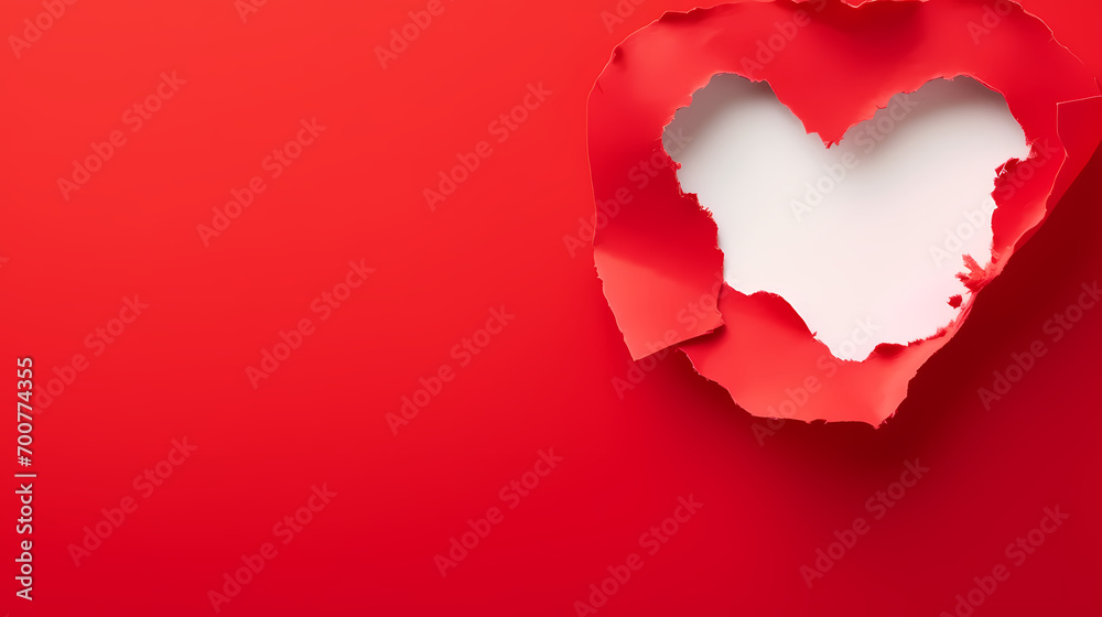 Valentine's Day hearts, Valentine's Day background, blank copy space