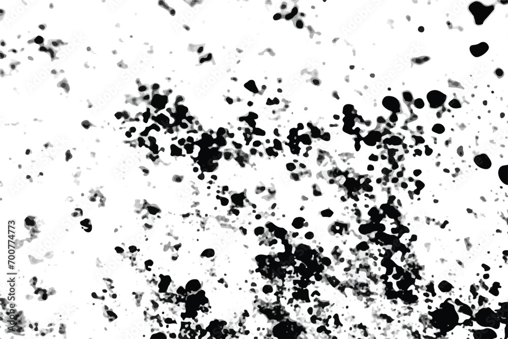 Black and white Grunge Texture. Grunge Background. Abstract art. Distressed black and white grunge seamless texture. Distressed overlay texture. Grunge background. Abstract vector illustration.