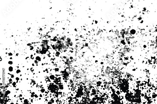 Black and white Grunge Background. Grunge Texture. Abstract art. Isolated on white with dust  ink  and grain elements.   Grunge Texture White and Black -  Abstract for Distressed Effect. EPS 10.