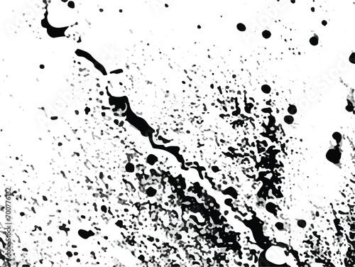 Black and white Grunge Background. Grunge Texture. Abstract art. Isolated on white with dust, ink, and grain elements. : Grunge Texture White and Black - Abstract for Distressed Effect. EPS 10.