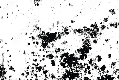 Black and white Grunge Background. Grunge Texture. Abstract art. Isolated on white with dust  ink  and grain elements.   Grunge Texture White and Black -  Abstract for Distressed Effect. EPS 10.