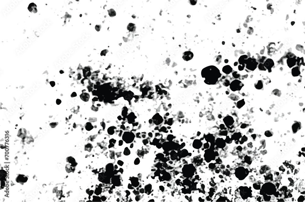 Black and white Grunge Background. Grunge Texture. Abstract art. Isolated on white with dust, ink, and grain elements. : Grunge Texture White and Black -  Abstract for Distressed Effect. EPS 10.