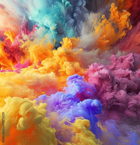 infinite color explosion art and design download © olegganko
