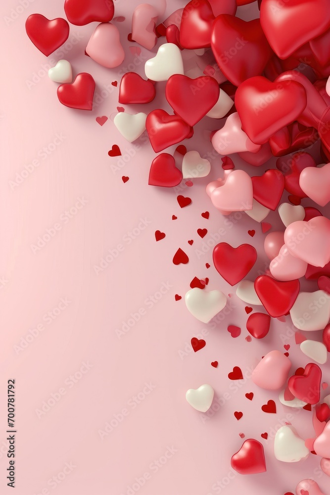 valentine's day poster template with large copy space for text valentine's day poster template with large copy space for text