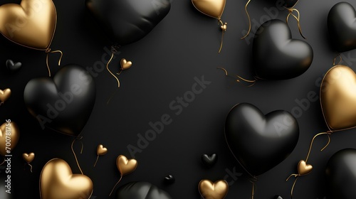 valentine's day poster template with large copy space for text