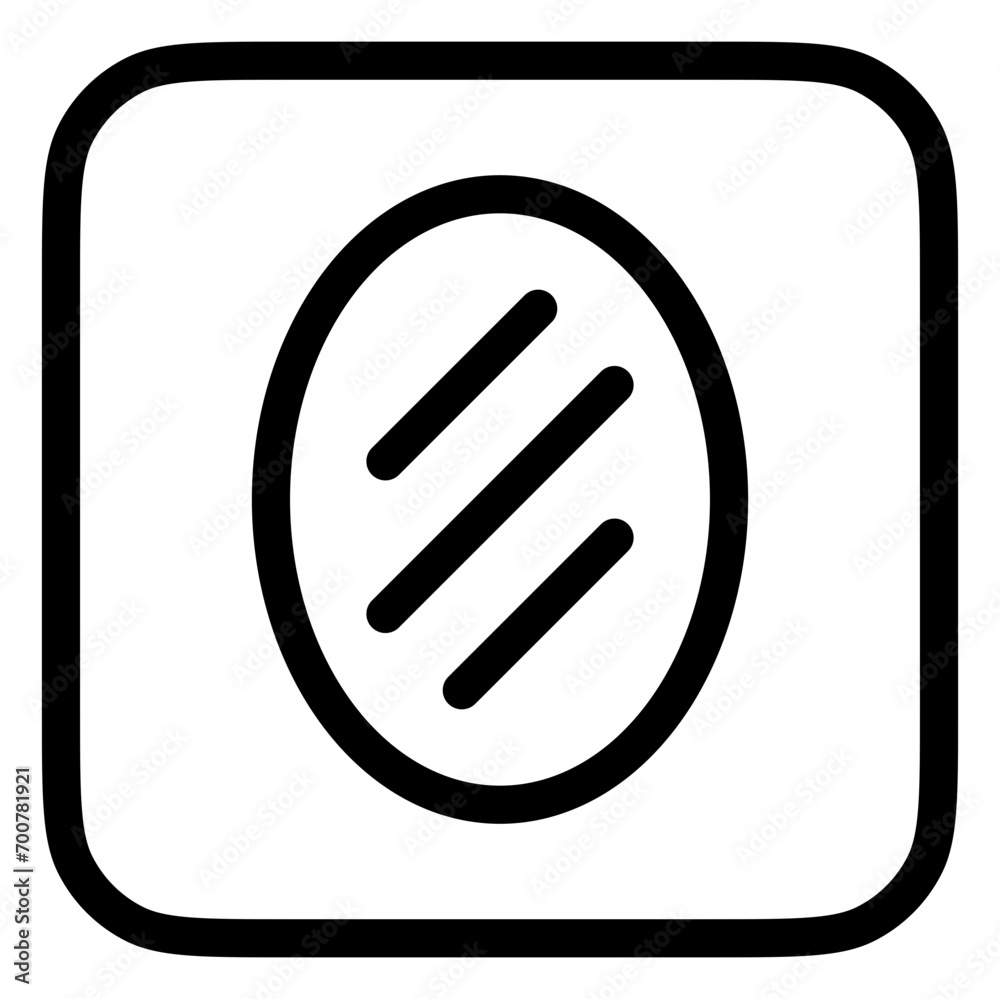 Editable mirror vector icon. Part of a big icon set family. Perfect for web and app interfaces, presentations, infographics, etc Editable mirror vector icon. Part of a big icon set family. Perfect for web and app interfaces, presentations, infographics, etc