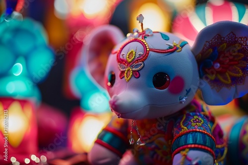 magic with a close-up shot of The Amazing Digital Circus Anime Cartoon Plush Toys  their vibrant colors and intricate features capturing the essence of this animated wonderland.
