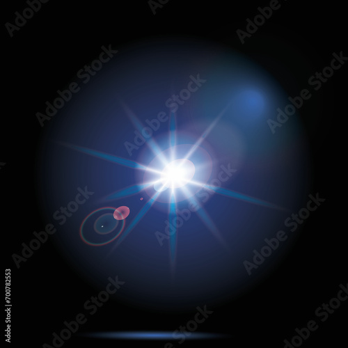 Bild auf Leinwand sun and stars